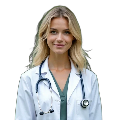 staff, jacket, face, dress transparent PNG cut-out