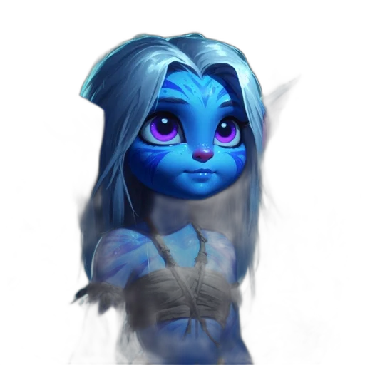 mask, face, staff, creature transparent PNG cut-out