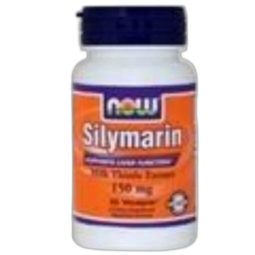 bottle, now, foods, silymarin transparent PNG cut-out