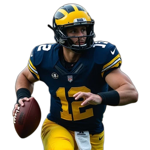michigan, football, wolverines, quarterbacks transparent PNG cut-out