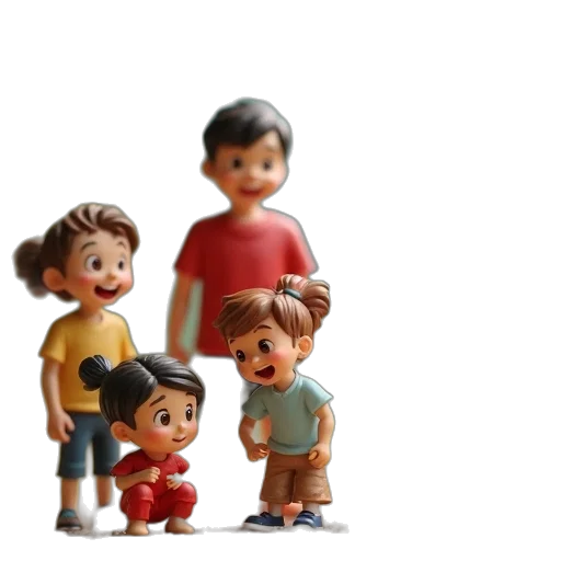3d render, concept art, photorealistic, cartoon transparent PNG cut-out