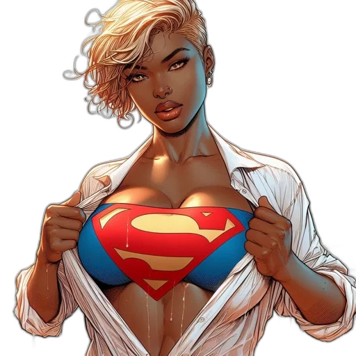 comic book art, concept art, fantasy art, cartoon transparent PNG cut-out