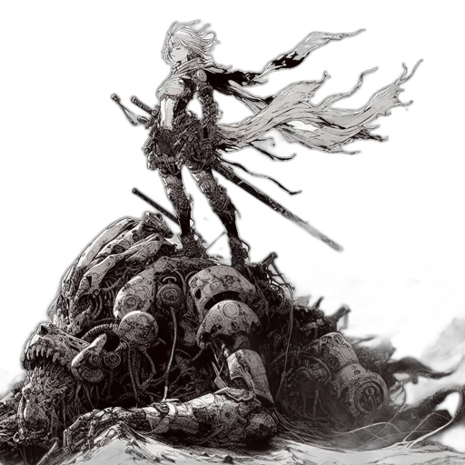 dragon, sword, weapon, creature transparent PNG cut-out