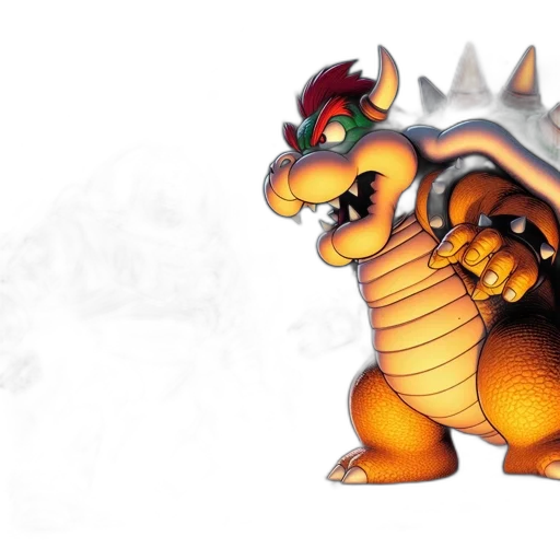 dragon, 3d render, concept art, pixel art transparent PNG cut-out