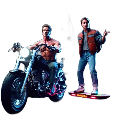 jacket, car, weapon, concept art transparent PNG cut-out