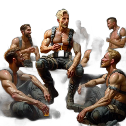 concept art, oil painting, fantasy art, photorealistic transparent PNG cut-out