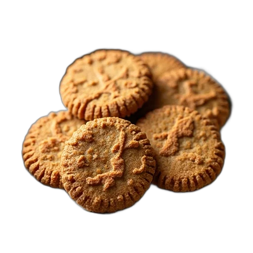 food, photorealistic, anzac, cookies transparent PNG cut-out