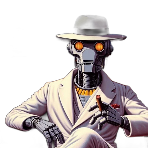 robot, mask, cyberpunk, concept art transparent PNG cut-out