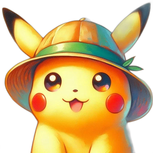 hat, animal, staff, watercolor transparent PNG cut-out