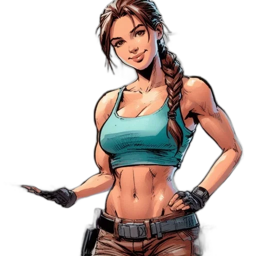 comic book art, concept art, pixel art, cartoon transparent PNG cut-out