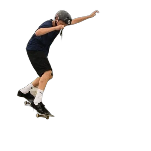 shoes, hat, skateboarder, wearing transparent PNG cut-out