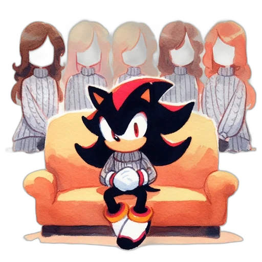hair, jacket, furniture, dress transparent PNG cut-out