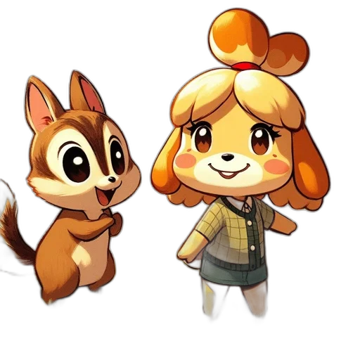 staff, animal, concept art, pixel art transparent PNG cut-out