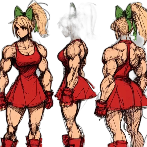 dress, concept art, anime, comic book art transparent PNG cut-out