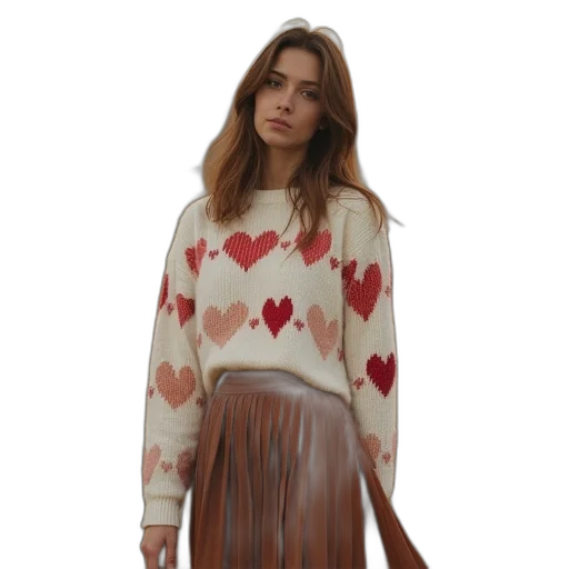 jacket, dress, red, earth tones transparent PNG cut-out