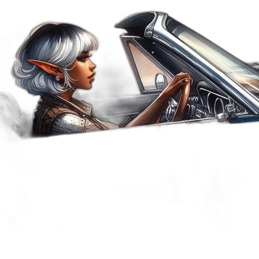 car, concept art, photorealistic, fantasy art transparent PNG cut-out