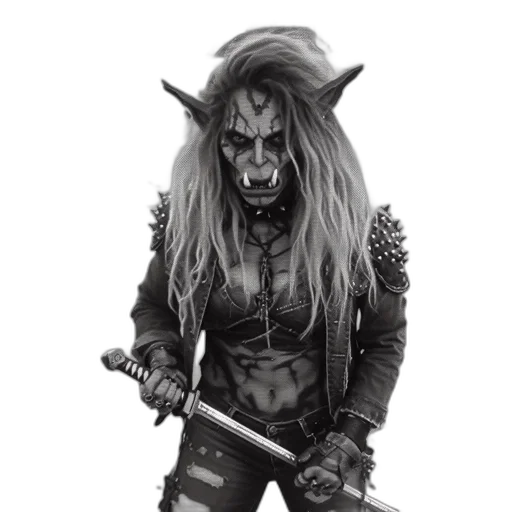 staff, hair, fantasy art, concept art transparent PNG cut-out