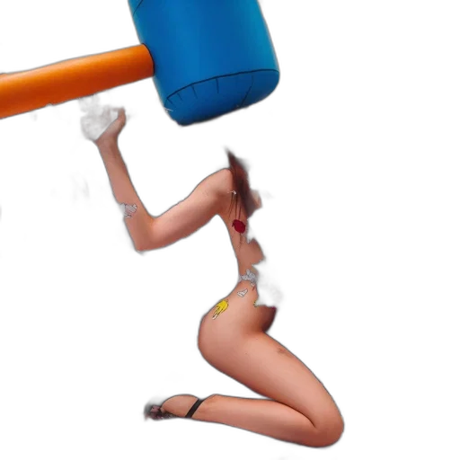 weapon, staff, umbrella, robot transparent PNG cut-out