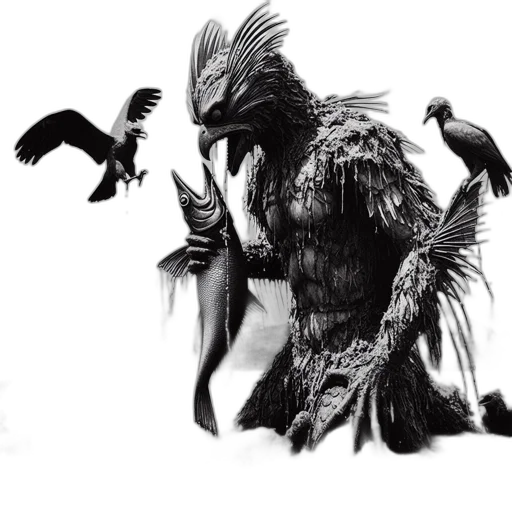 creature, animal, mask, concept art transparent PNG cut-out
