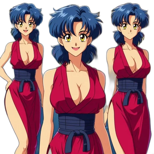 dress, anime, concept art, pixel art transparent PNG cut-out