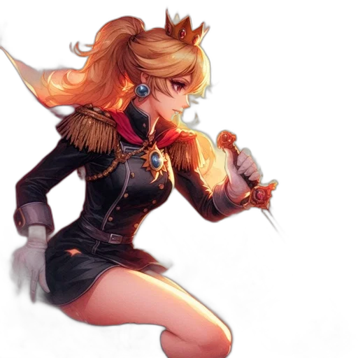 staff, jacket, crown, weapon transparent PNG cut-out