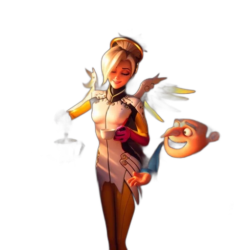 staff, concept art, fantasy art, 3d render transparent PNG cut-out