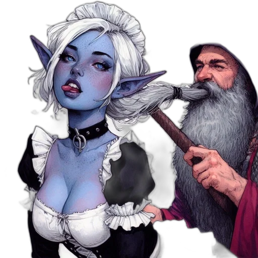 mask, staff, fantasy art, concept art transparent PNG cut-out