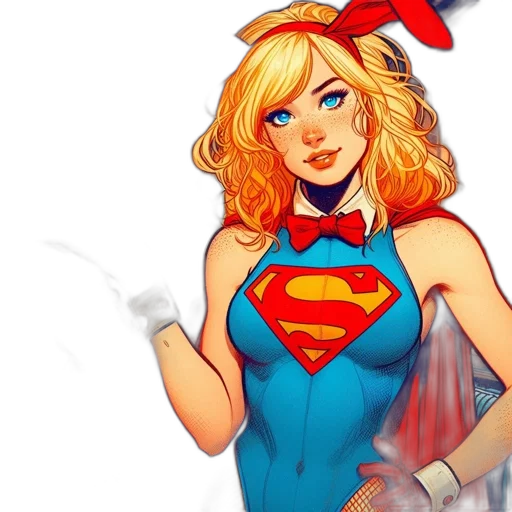 comic book art, concept art, cartoon, fantasy art transparent PNG cut-out
