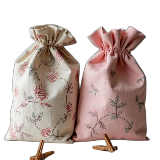 sewing, project, bags, clothespins transparent PNG cut-out