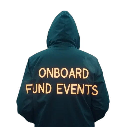 jacket, photo, person, words transparent PNG cut-out