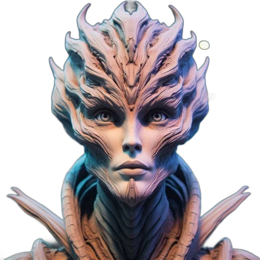 face, creature, mask, dragon transparent PNG cut-out