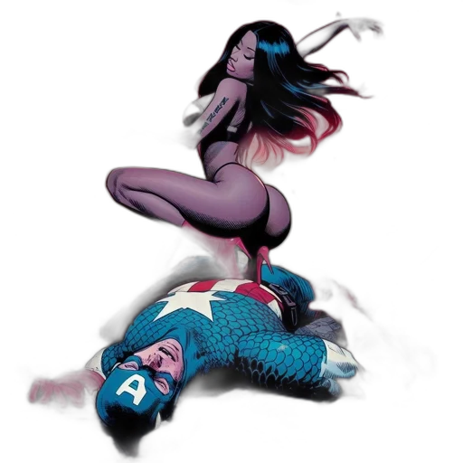 comic book art, concept art, underwater, scene transparent PNG cut-out
