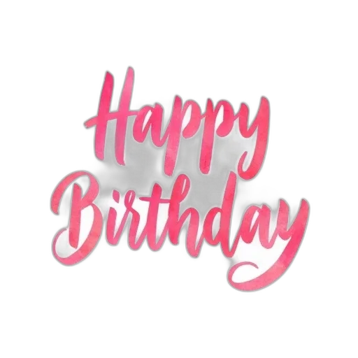 pink, watercolor, ink, lettering transparent PNG cut-out