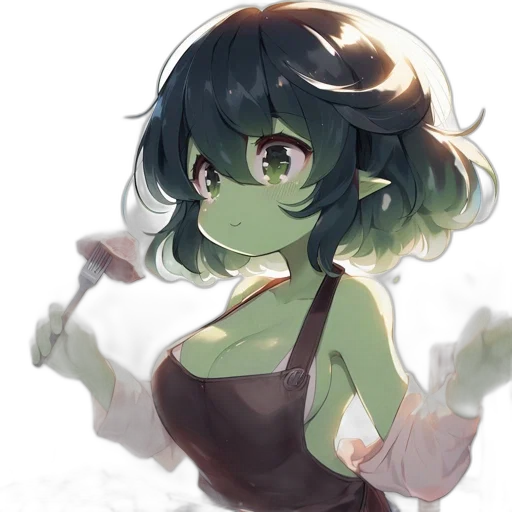 creature, face, mask, staff transparent PNG cut-out