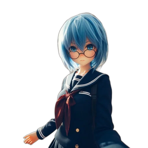 staff, dress, jacket, face transparent PNG cut-out