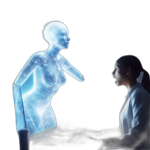 robot, concept art, 3d render, comic book art transparent PNG cut-out