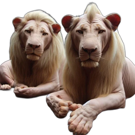 animal, crown, hair, creature transparent PNG cut-out