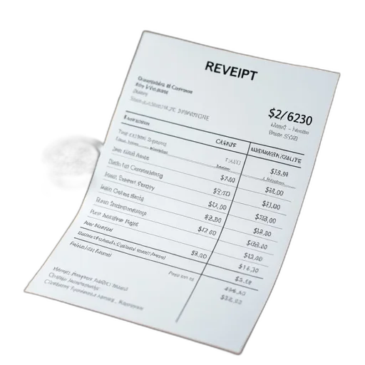 sales, receipt, shows, stock transparent PNG cut-out