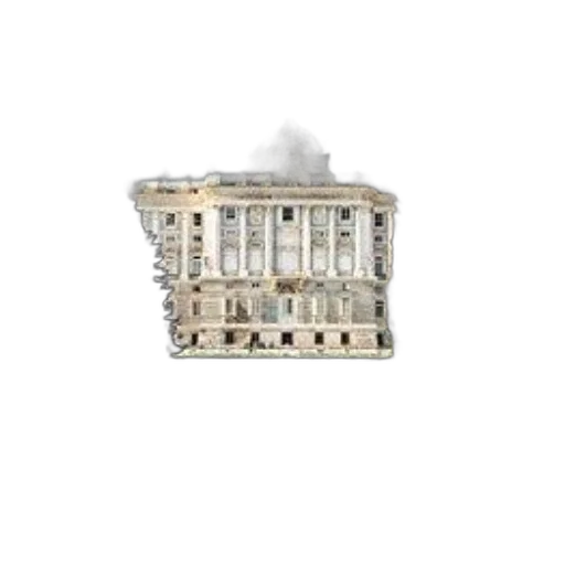 building, 3d render, photorealistic, cover transparent PNG cut-out