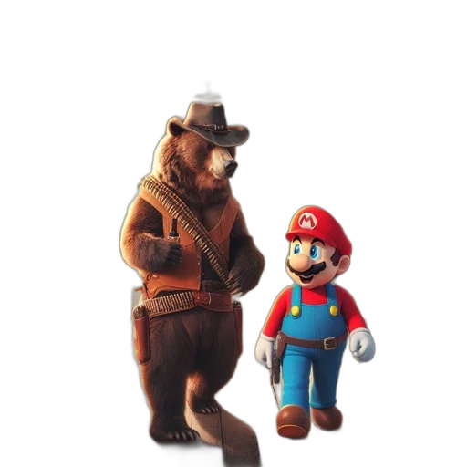 hat, animal, concept art, 3d render transparent PNG cut-out