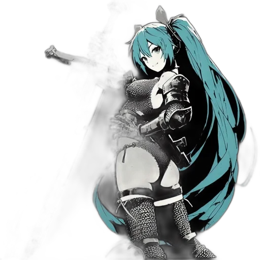sword, weapon, staff, robot transparent PNG cut-out