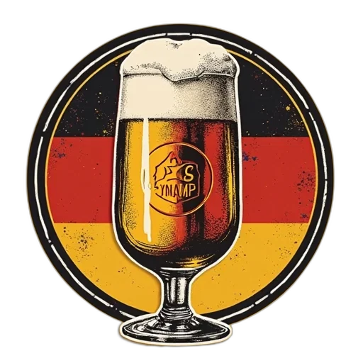 pixel art, sticker, national, beer transparent PNG cut-out