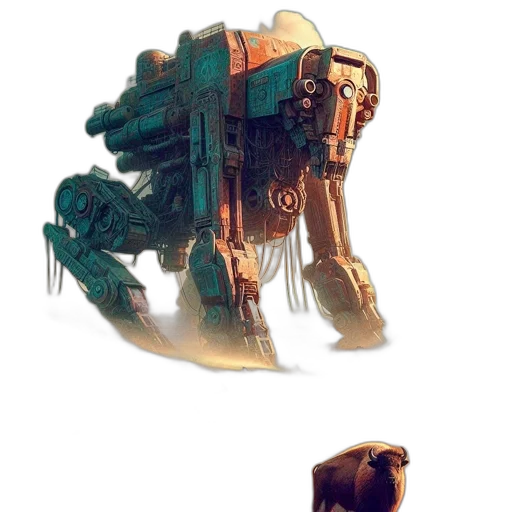 robot, creature, animal, weapon transparent PNG cut-out