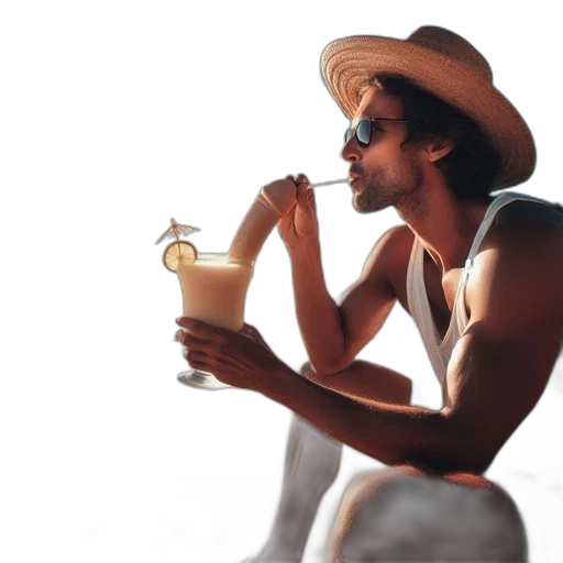 hat, food, photorealistic, concept art transparent PNG cut-out
