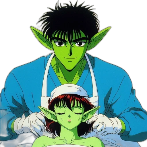 anime, concept art, vaporwave, outer space transparent PNG cut-out