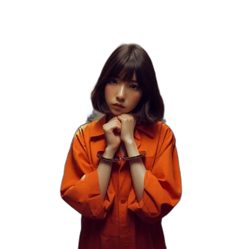 jacket, dress, staff, face transparent PNG cut-out