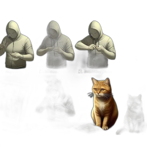 animal, concept art, pixel art, 3d render transparent PNG cut-out