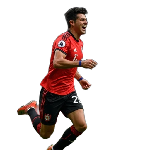 mario, gomez, schalta, celebrates transparent PNG cut-out