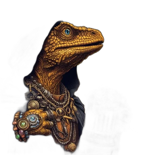 dragon, jewelry, animal, creature transparent PNG cut-out