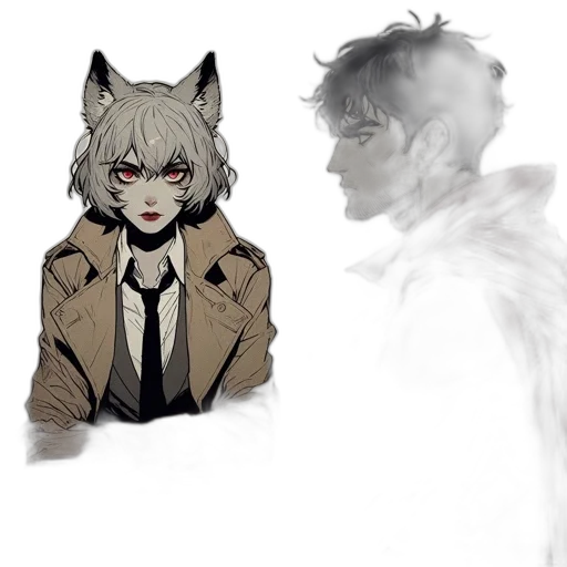 creature, mask, animal, jacket transparent PNG cut-out